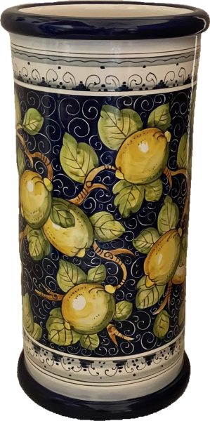 Schirmständer mit Zitronen